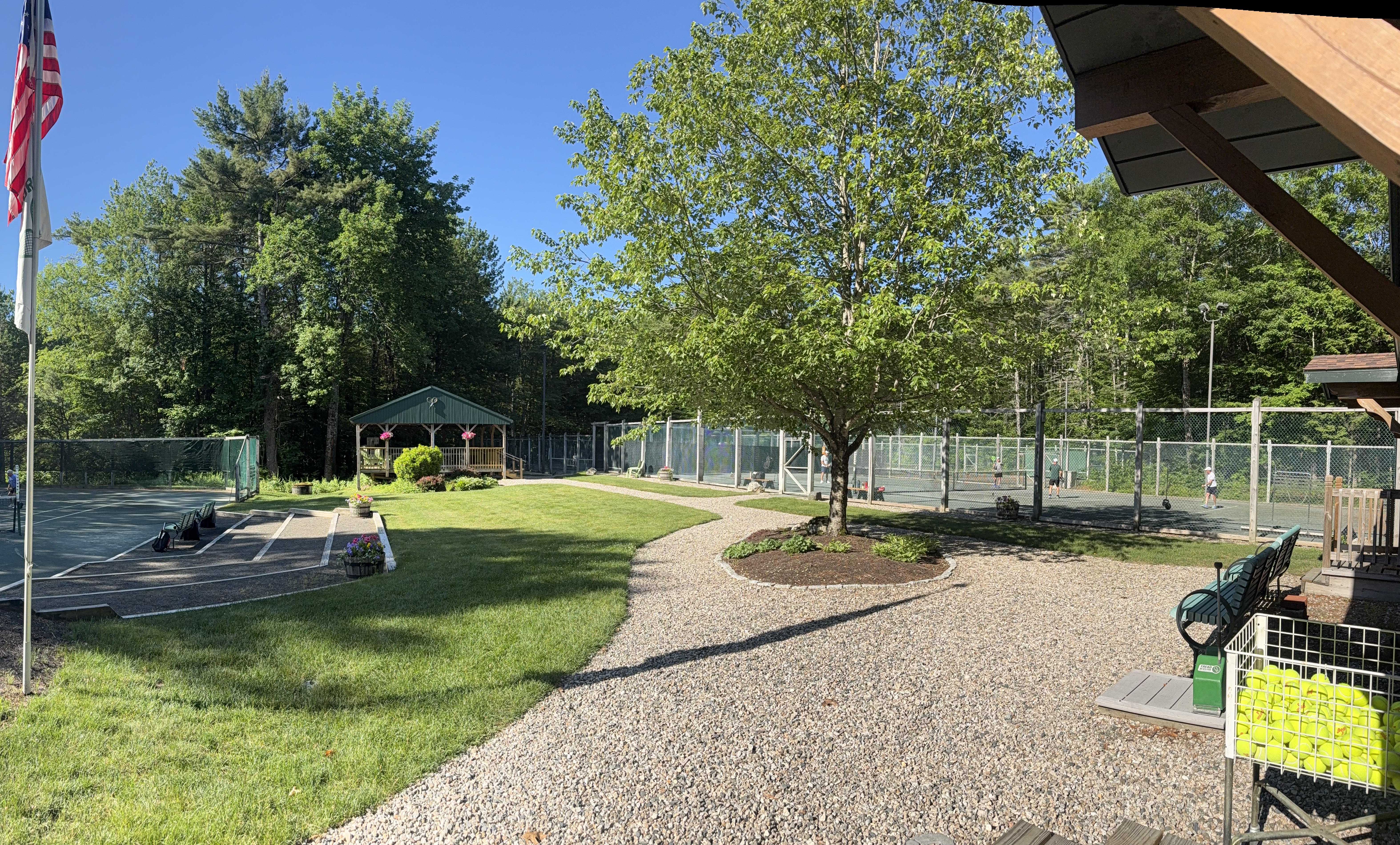 Club grounds at Wolfeboro Tennis Club